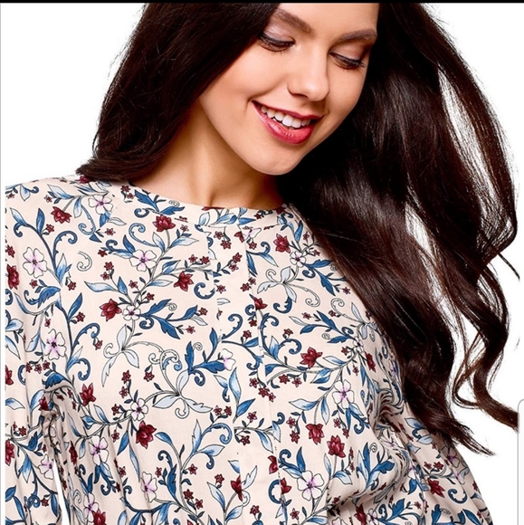 Floral Belted Dress - Picture 3 of 6